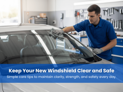 Best practices for new windshield care and maintenance.