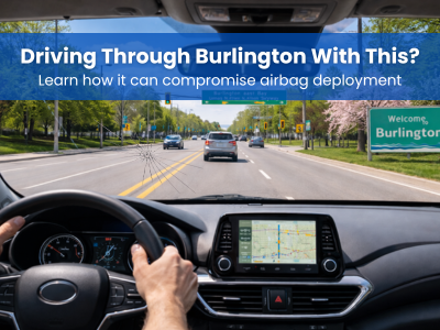 Discover how windshield crack can affect how your airbags work