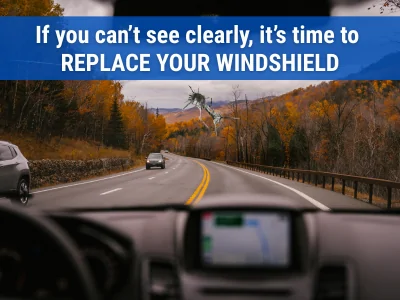 Windshield cracks: when to replace them?